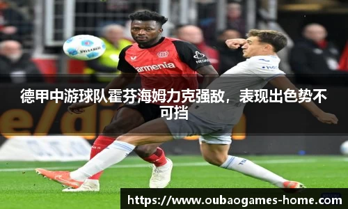 德甲中游球队霍芬海姆力克强敌，表现出色势不可挡
